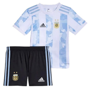 Adidas Argentina Dječji Domaći Nogometni Dres 2021 （+ kratke hlače）