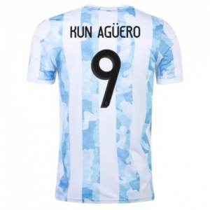 Argentina Sergio Kun Agüero 9 Domaći Nogometni Dres 20-21