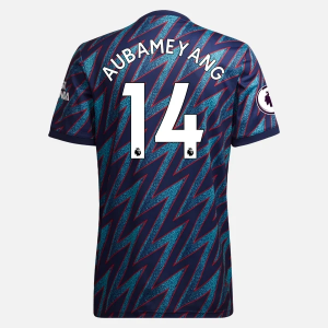 Arsenal Pierre Emerick Aubameyang 14 Treći Nogometni Dres 2021/22
