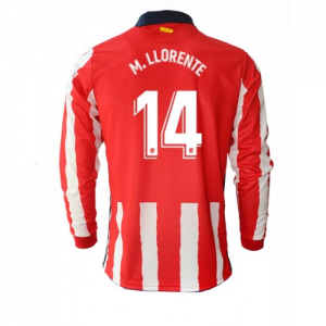 Atlético Madrid Marcos Llorente 14 Domaći Nogometni Dres 2020/2021 – Dugim Rukavima