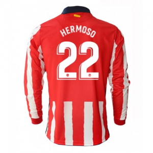 Atlético Madrid Mario Hermoso 22 Domaći Nogometni Dres 2020/2021 – Dugim Rukavima