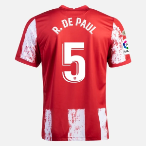 Atlético Madrid Rodrigo De Paul 5 Domaći Nogometni Dres 2021/22