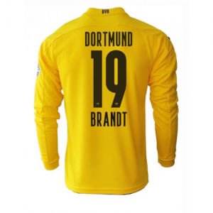 BVB Borussia Dortmund Julian Brandt 19 Domaći Nogometni Dres 2020/2021 – Dugim Rukavima