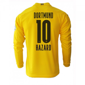BVB Borussia Dortmund Thorgan Hazard 10 Domaći Nogometni Dres 2020/2021 – Dugim Rukavima