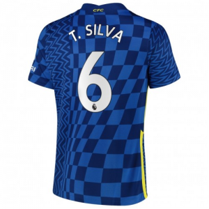 Chelsea Thiago Silva 6 Domaći Nogometni Dres 2021/22