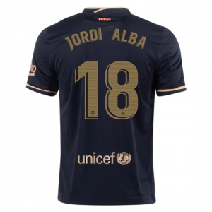 FC Barcelona Jordi Alba 18 Gostujući Nogometni Dres 2020/2021