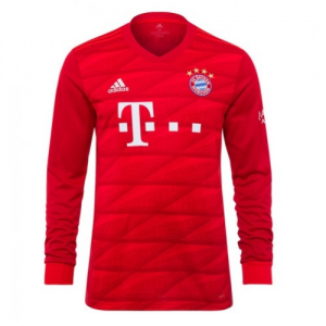 FC Bayern München Domaći Nogometni Dres 2019/20 – Dugim Rukavima