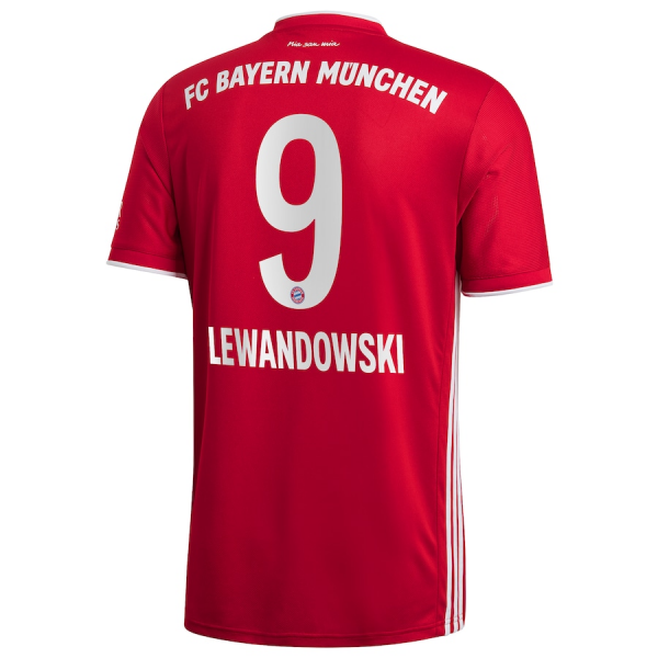 FC Bayern München Robert Lewandowski 9 Domaći Nogometni Dres 2020/2021