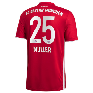 FC Bayern München Thomas Müller 25 Domaći Nogometni Dres 2020/2021