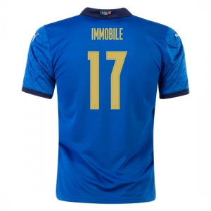 Italija Ciro Immobile 17 Domaći Nogometni Dres Euro 2020