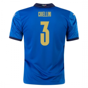 Italija Giorgio Chiellini 3 Domaći Nogometni Dres Euro 2020