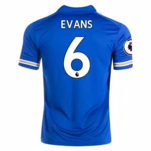 Leicester City Jonny Evans 6 Domaći Nogometni Dres 2020/2021