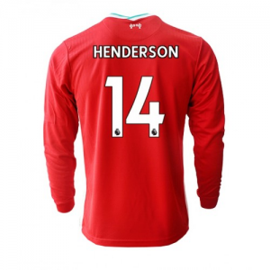 Liverpool Jordan Henderson 14 Domaći Nogometni Dres 2020/2021 – Dugim Rukavima