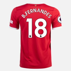 Manchester United Bruno Fernandes 18 Domaći Nogometni Dres 2021/22