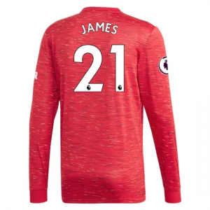 Manchester United Daniel James 21 Domaći Nogometni Dres 2020/2021 – Dugim Rukavima