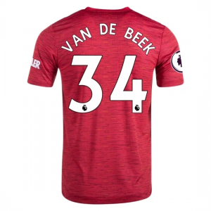 Manchester United Donny van de Beek 34 Domaći Nogometni Dres 2020/2021