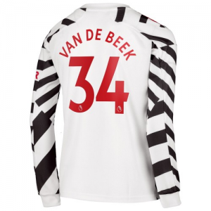 Manchester United Donny van de Beek 34 Treći Nogometni Dres 2020/2021 – Dugim Rukavima