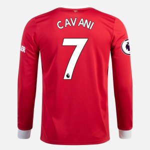 Manchester United Edinson Cavani 7 Domaći Nogometni Dres 2021/22 – Dugim Rukavima
