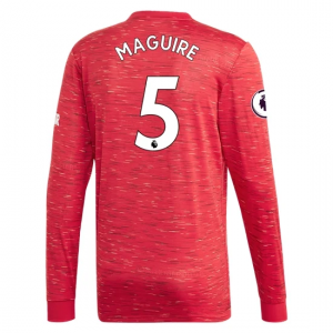 Manchester United Harry Maguire 5 Domaći Nogometni Dres 2020/2021 – Dugim Rukavima