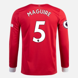 Manchester United Harry Maguire 5 Domaći Nogometni Dres 2021/22 – Dugim Rukavima