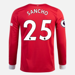 Manchester United Jadon Sancho 25 Domaći Nogometni Dres 2021/22 – Dugim Rukavima