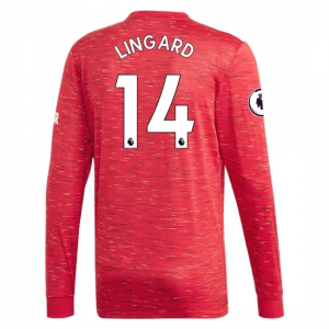 Manchester United Jesse Lingard 14 Domaći Nogometni Dres 2020/2021 – Dugim Rukavima