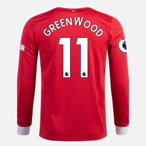 Manchester United Mason Greenwood 11 Domaći Nogometni Dres 2021/22 – Dugim Rukavima