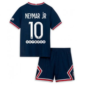 Paris Saint Germain Neymar Jr 10 Domaći Dječji Komplet Dresovi za Nogomet 2021 22 （+ kratke hlače）