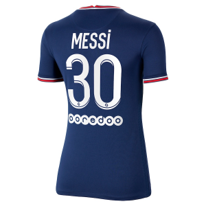 Paris Saint-Germain Lionel Messi 30 Jordan Brand Ženska Domaći Nogometni Dres 2021/22