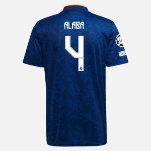 Real Madrid David Alaba 4 Gostujući Nogometni Dres  2021/22