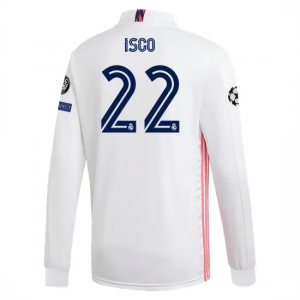 Real Madrid Isco 22 Domaći Nogometni Dres 2020/2021 – Dugim Rukavima