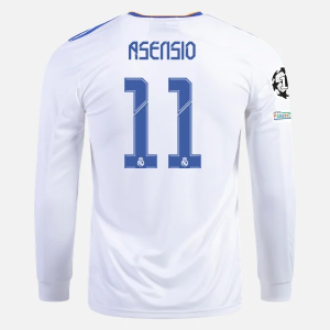 Real Madrid Marco Asensio 11 Domaći Nogometni Dres 2021/22 – Dugim Rukavima