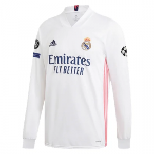 Real Madrid Domaći Nogometni Dres 2020/2021 – Dugim Rukavima