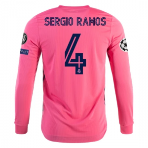 Real Madrid Sergio Ramos 4 Gostujući Nogometni Dres 2020/2021 – Dugim Rukavima