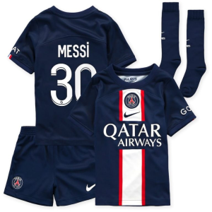 Nogometni Dres Paris Saint-Germain PSG Lionel Messi 30 Dječji Domaći 2022 2023（+ kratke hlače）