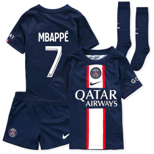 Nogometni Dres Paris Saint-Germain PSG Mbappé 7 Dječji Domaći 2022 2023（+ kratke hlače