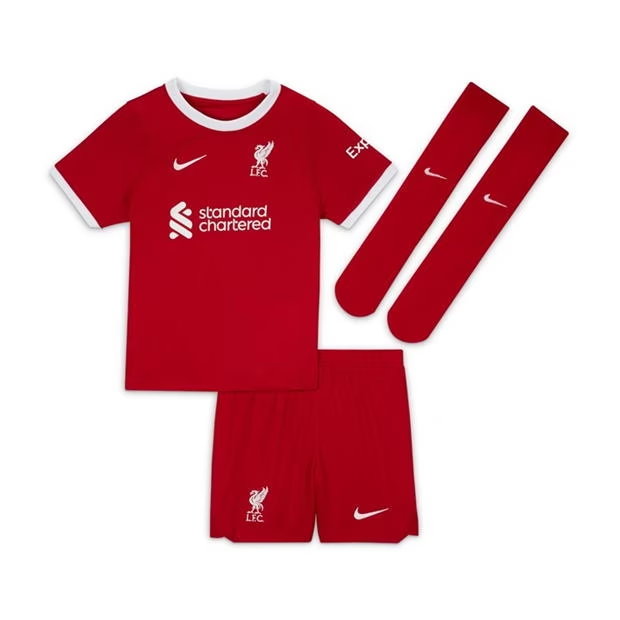 Nogometni Dres liverpool Dječji Domaći 2023 2024（+ kratke hlače）