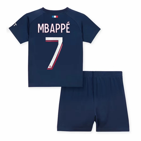 Nogometni Dres Paris Saint Germain PSG Kylian Mbappé 7 Dječji Domaći 2023 2024（+ kratke hlače）